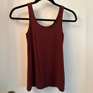 Burgundy tank top
